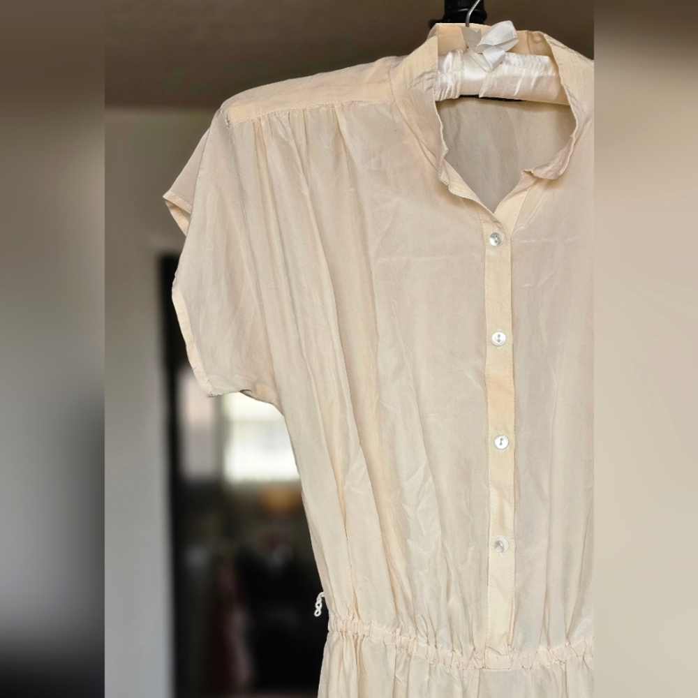Vintage Carole Little French Silk Midi Dress - Picture 3 of 8